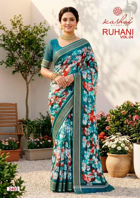 Kashvi ruhani vol 24 surat saree wholesale price
